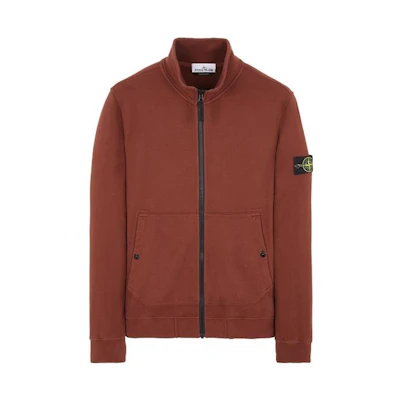 Stone Island Red High-Neck Loose Fit Full-Zip Jacket 791562820CC20V0077