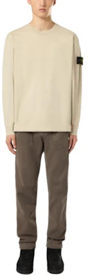 Stone Island 米色男款羅紋圓領套頭衛衣 811563750-V0097 Shop Stone Island 米色男款羅紋圓領套頭衛衣 811563750-V0097