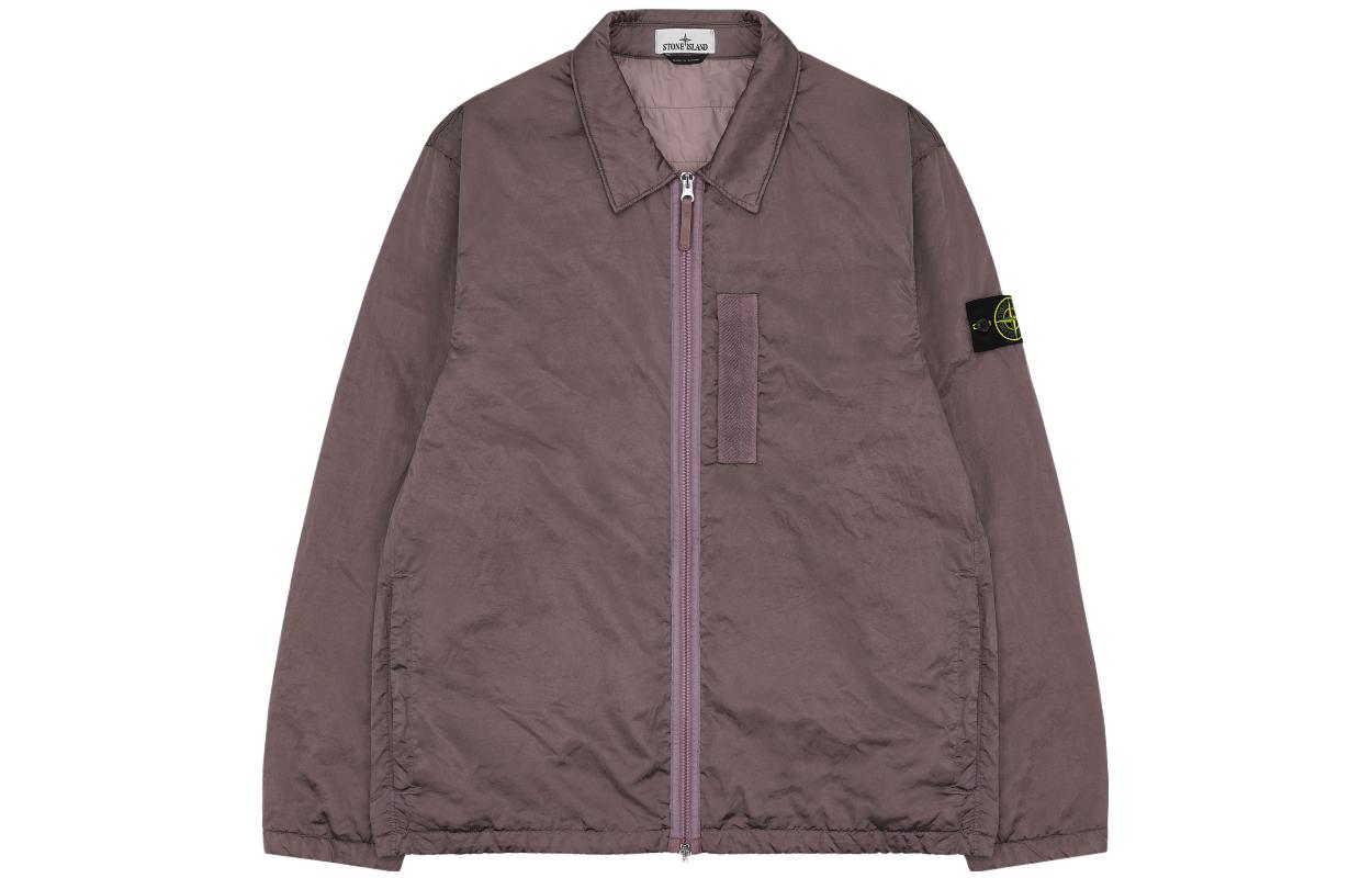 Stone Island Rose Pink Collar Jacket Brown 7715Q0519-V0086