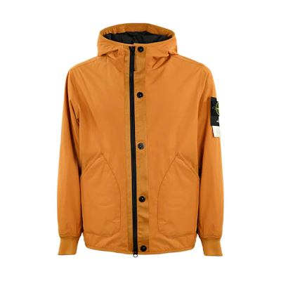 Stone Island Rust-Colored Zip-Up Hoodie Jacket 791541027-V0013