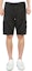 Shop STONE ISLAND 皺皺棉短版工裝短褲 黑色 休閒運動穿搭 7215L1029-V0029