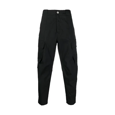 Stone Island Shadow Project Black Knit Jogger Pants with Pockets. 771930417-V0029