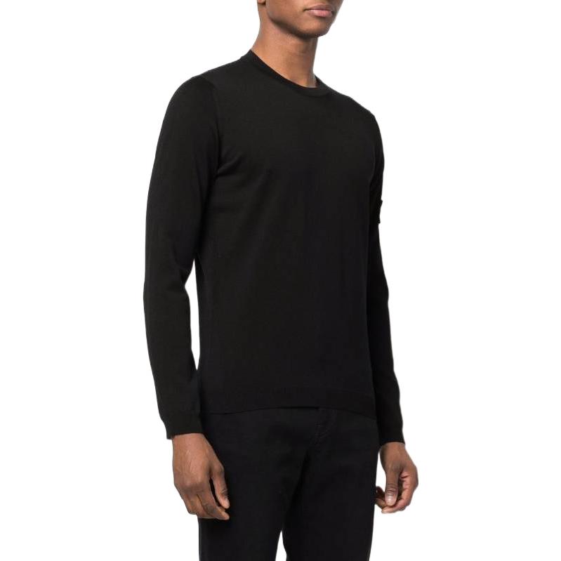 STONE ISLAND Shadow Project  Black Logo Patch Long Sleeve Sweatshirt. 76195142H-V2029 圖 5