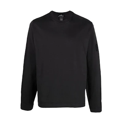 STONE ISLAND Shadow Project Black Lyocell Blend Crewneck Sweatshirt 761960319-V0029