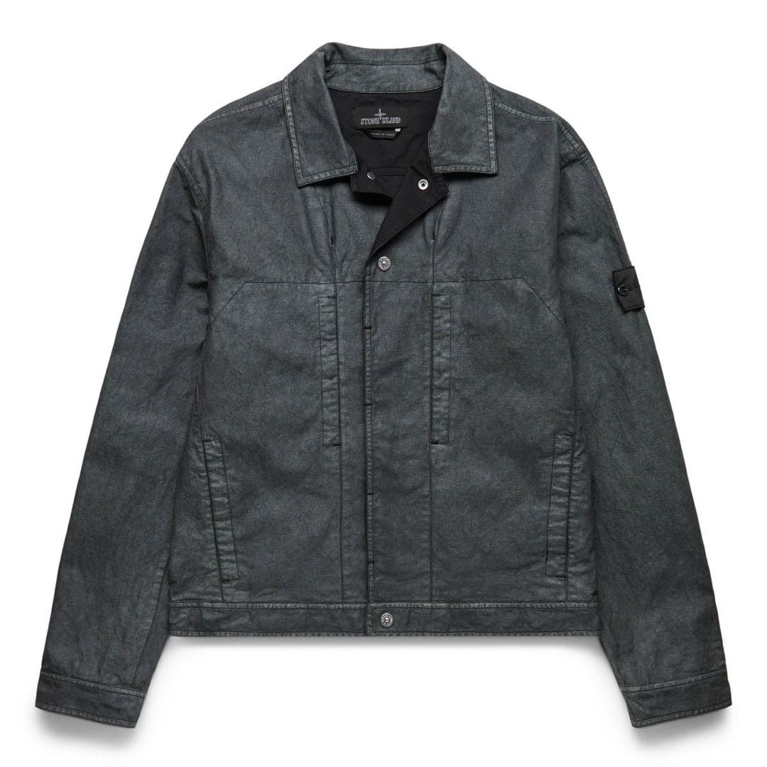 STONE ISLAND Shadow Project  Logo Badge Casual Jacket with Fold-Down Collar 781940314-V0029