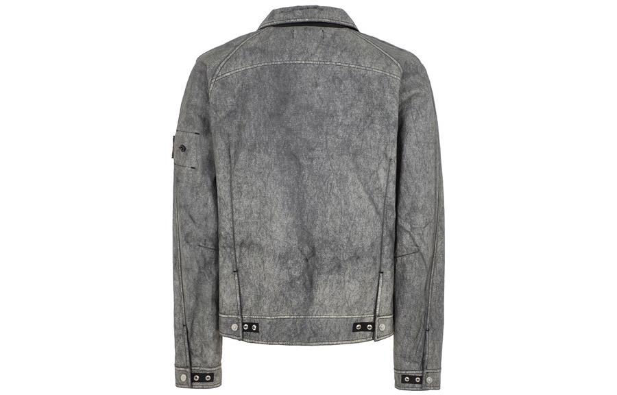 STONE ISLAND Shadow Project  Logo Badge Casual Jacket with Fold-Down Collar 781940314-V0029 圖 3