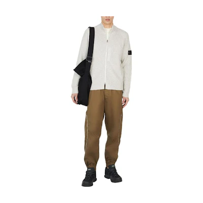 STONE ISLAND Shadow Project Loose Knit Jogger Pants Light Brown. 781930328-V2074