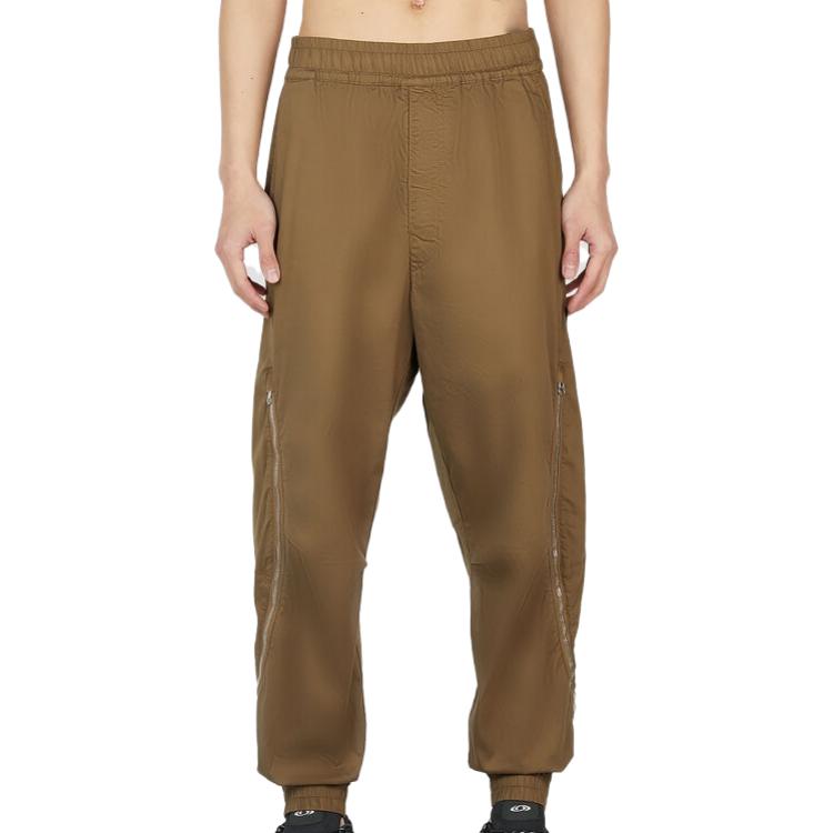 Lookbook STONE ISLAND Shadow Project Seluar Jogger Rajut Longgar Coklat Muda. 781930328-V2074