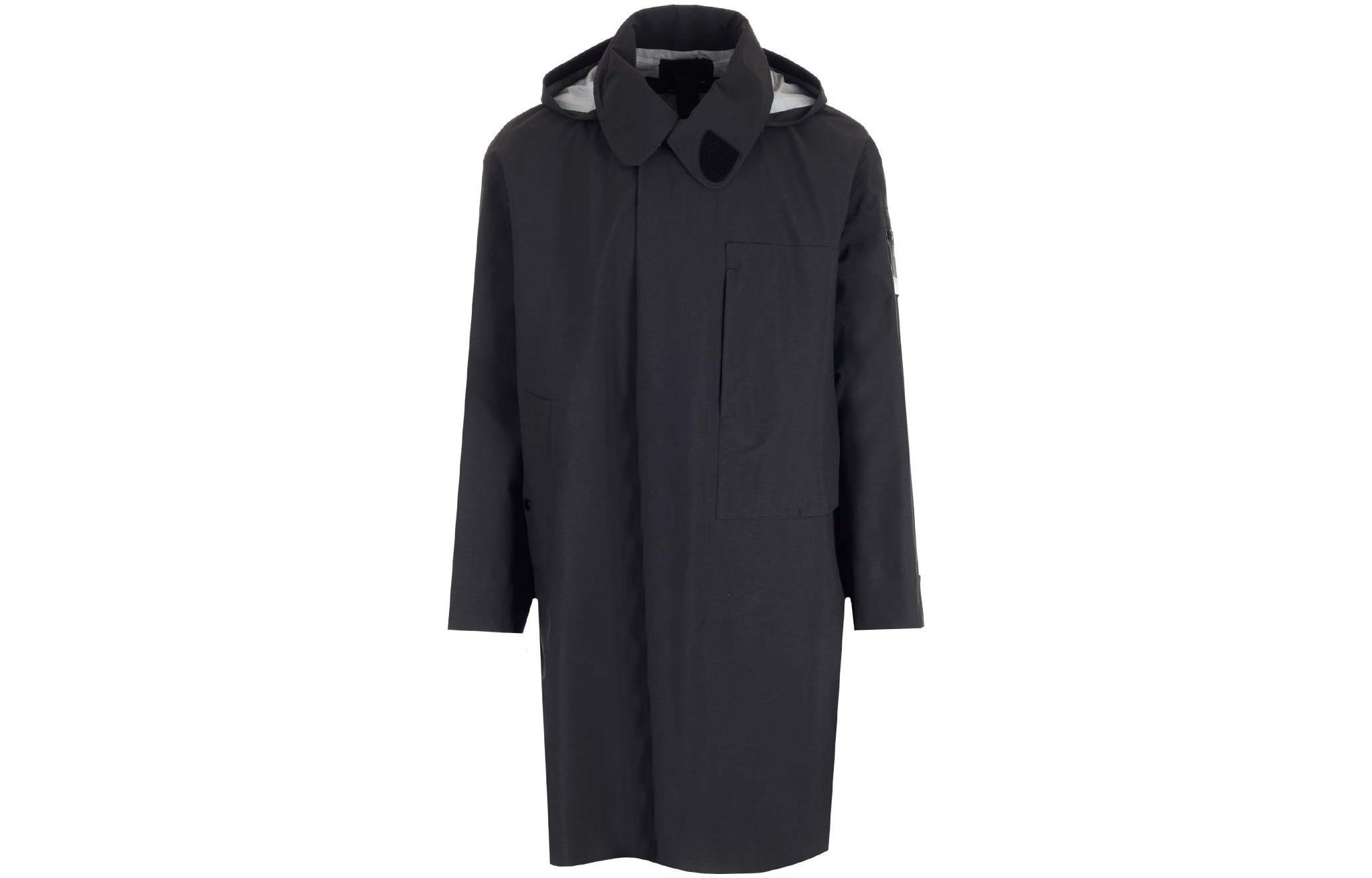 Stone Island Shadow Project Black Hooded Jacket Coat Medium Long Length 771970110-V0029 圖 2