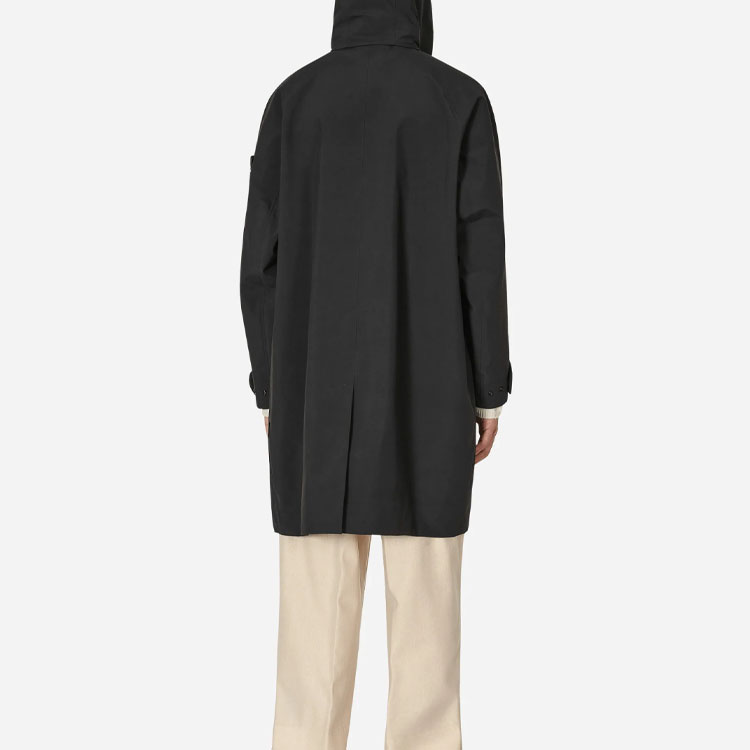 Stone Island Shadow Project Black Hooded Jacket Coat Medium Long Length 771970110-V0029 圖 5