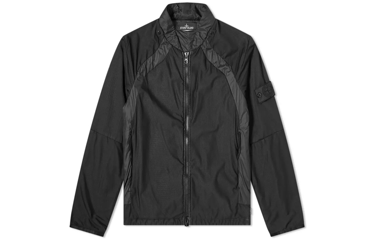 Stone Island Shadow Project Black Loose Fit Zip Jacket 741940904-V0029
