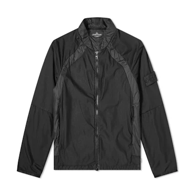 Stone Island Shadow Project Black Loose Fit Zip Jacket 741940904-V0029
