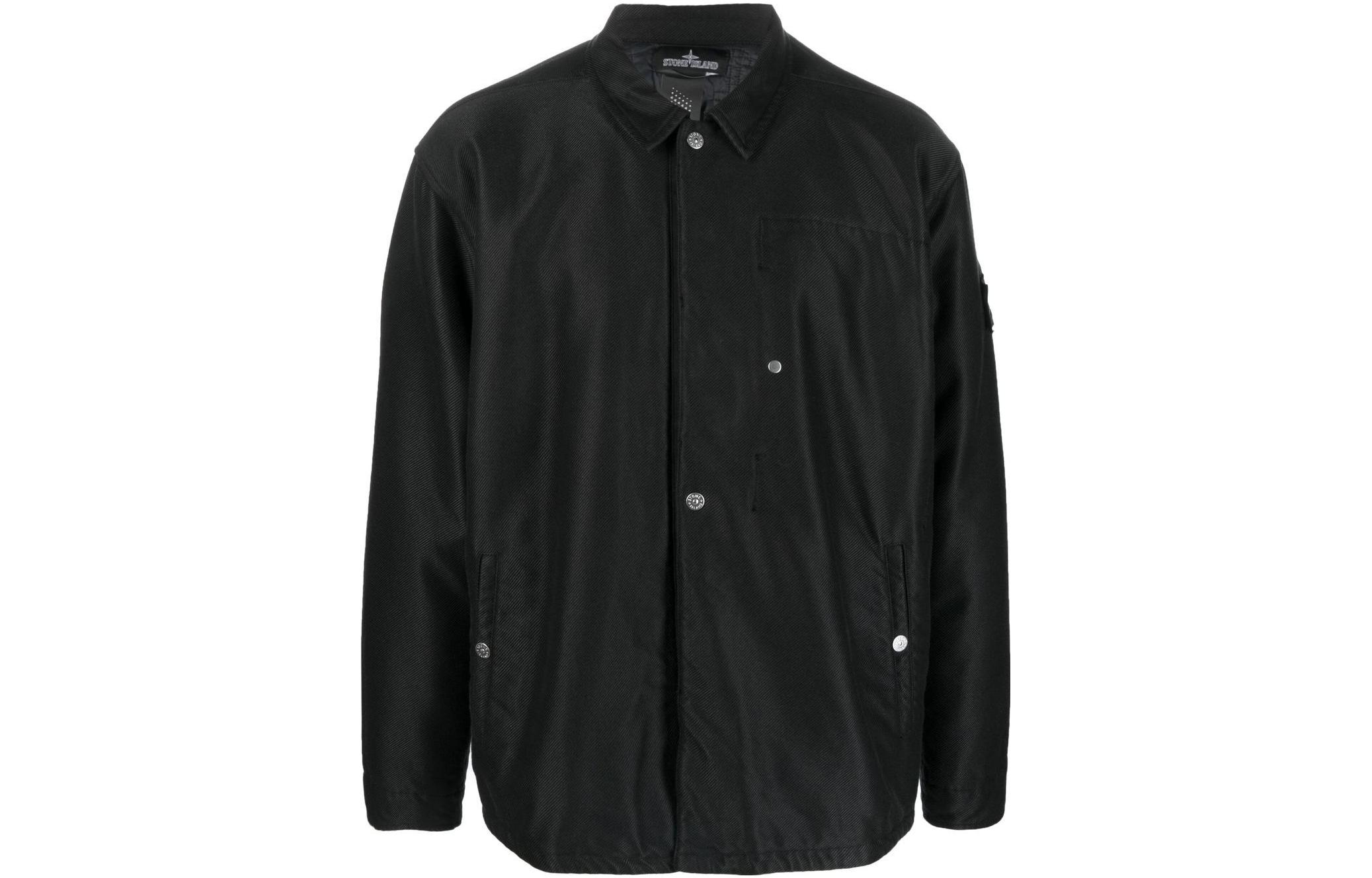 Stone Island Shadow Project Black Single-Breasted Jacket Autumn Edition 771910515-V0029