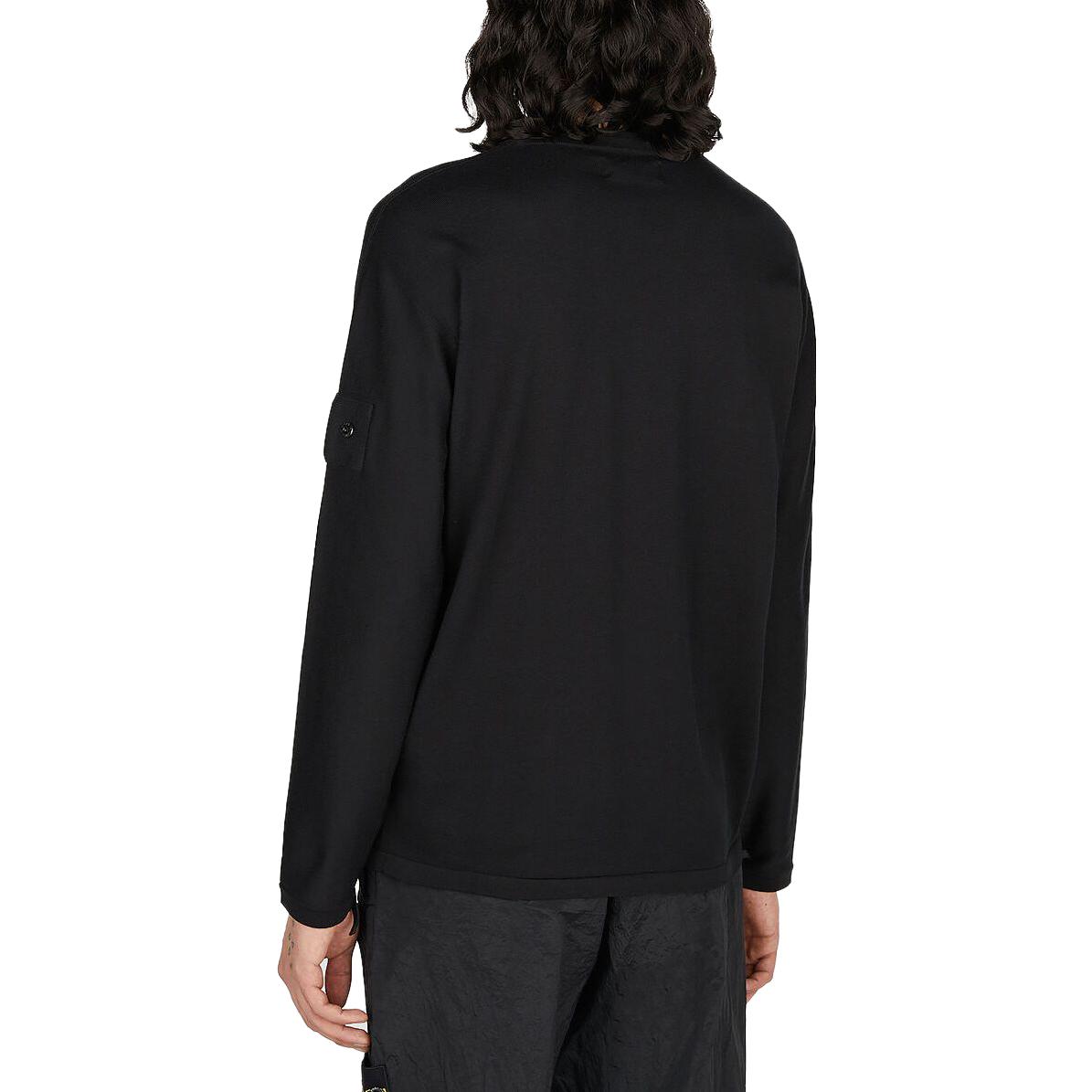 STONE ISLAND Shadow Project Crewneck Black Sweatshirt Men’s Long Sleeve Casual Fit 78195071S-V0029 圖 5