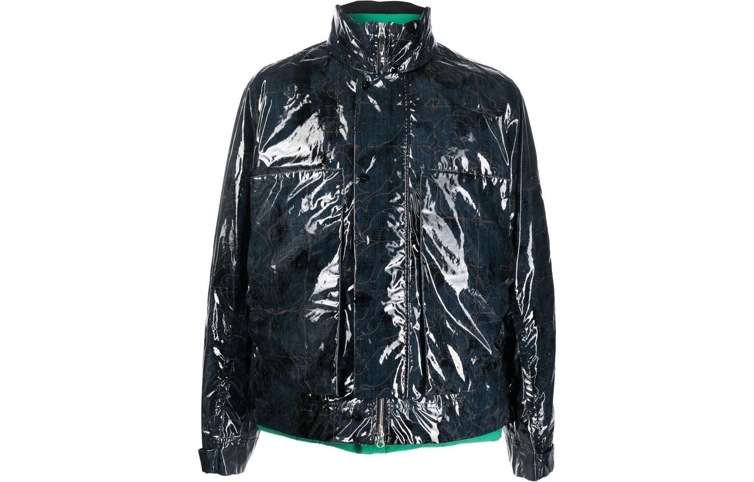 STONE ISLAND Shadow Project FW22 Midnight Blue Detachable Down Jacket & Vest Unisex. 771940616-V0029 圖 2