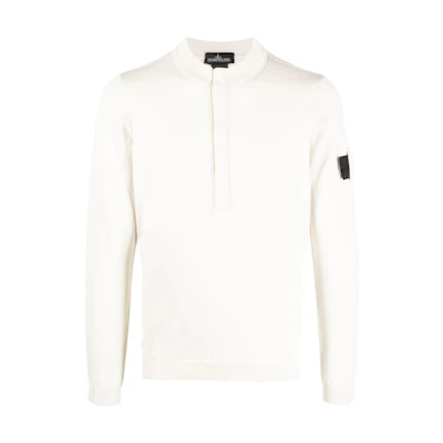 Stone Island Shadow Project Logo Crewneck Sweatshirt Men’s Off-White 76195062H-V2003