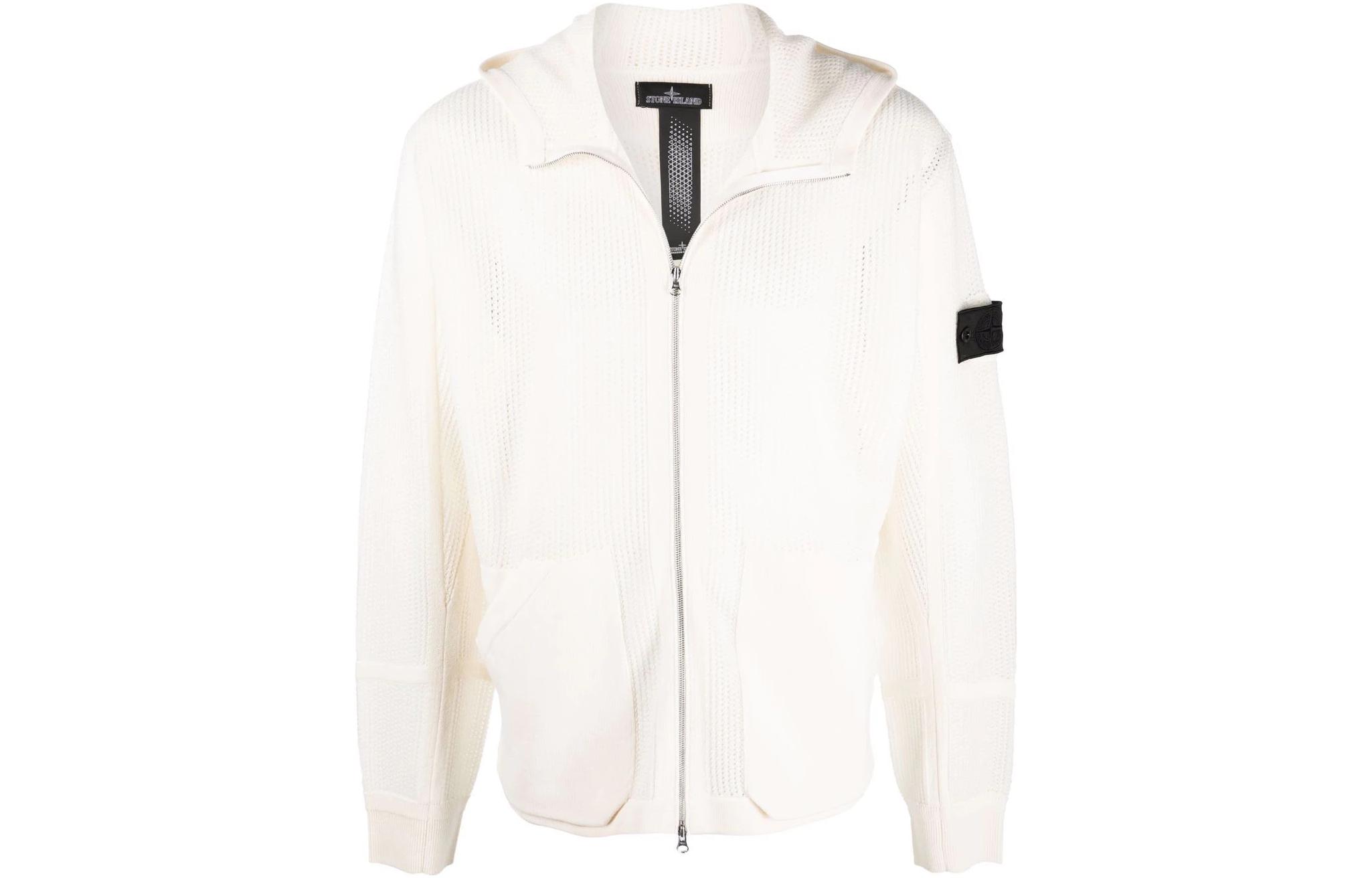 Stone Island Shadow Project Mesh Hooded Zipper Jacket for Men 76195091C-V0099