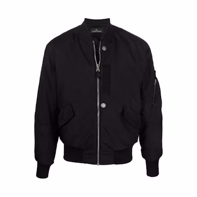 Stone Island Shadow Project Quilted Liner Bomber Jacket Black 751940706-V2029