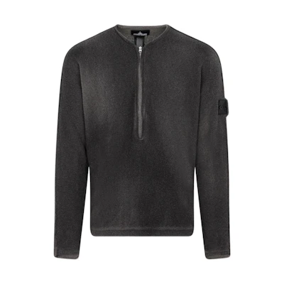 STONE ISLAND Shadow Project Shadow Series Half-Zip Knit Pullover Grey Sweater 77195111Z-V0063