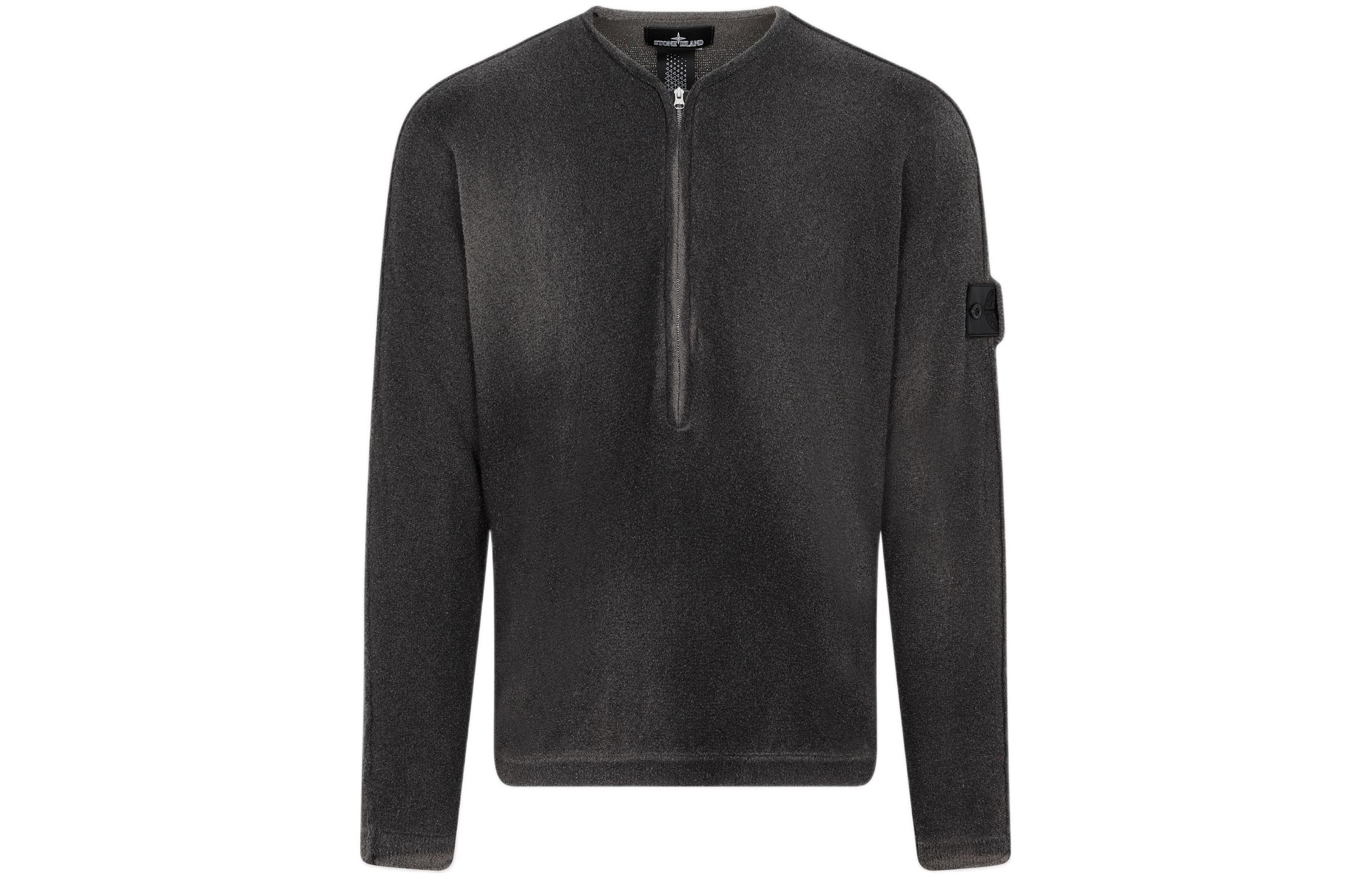 STONE ISLAND Shadow Project Shadow Series Half-Zip Knit Pullover Grey  Sweater 77195111Z-V0063 圖 2