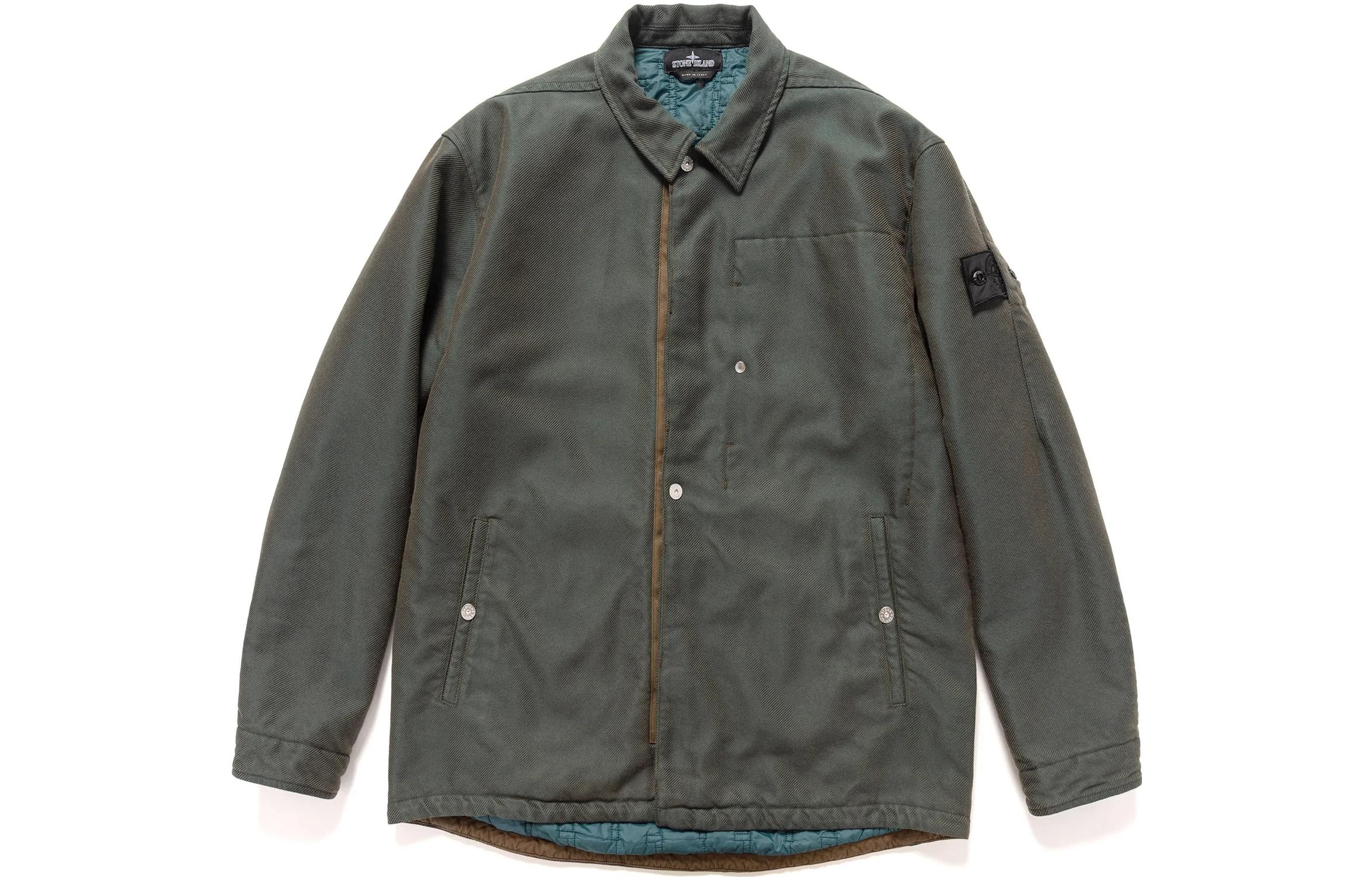Stone Island Shadow Project Single-Breasted Jacket Blue Outerwear 771910515-V0057