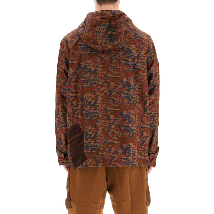 STONE ISLAND Shadow Project SS21 Abstract Print Orange Hooded Jacket Men. 741940103-V0077 圖 5