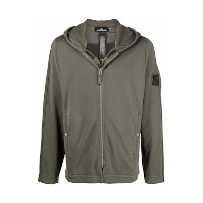 Stone Island Shadow Project SS22 Brown Zip-Up Hoodie Fall Collection 761960119-V0068