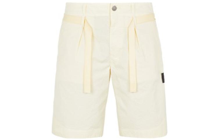 Order ストーンアイランドシャドウプロジェクトSS23 バターイエローロゴ ドローストリングショーツ。 7819L0117-V0035