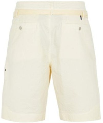 ストーンアイランドシャドウプロジェクトSS23 バターイエローロゴ ドローストリングショーツ。 7819L0117-V0035 Lookbook ストーンアイランドシャドウプロジェクトSS23 バターイエローロゴ ドローストリングショーツ。 7819L0117-V0035