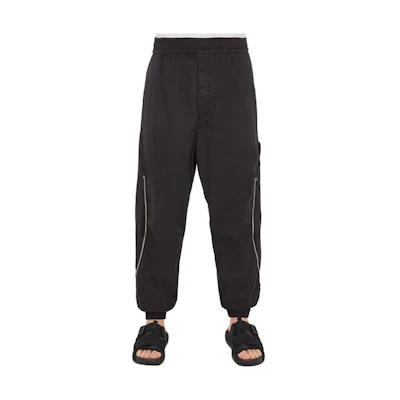 STONE ISLAND Shadow Project SS23 Black Logo Patch Relaxed Fit Joggers. 781930328-V0029