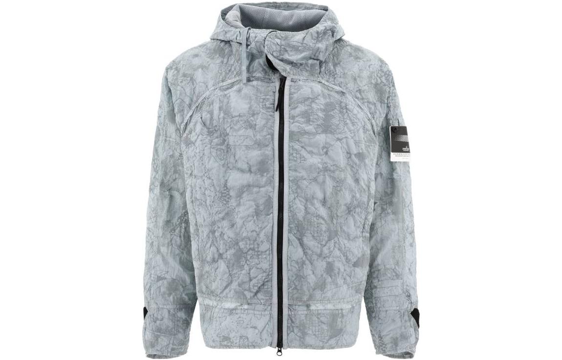 Stone Island Shadow Project SS23 Solid Color Straight Long-Sleeve Hoodie Jacket Grey 781940426-V2064
