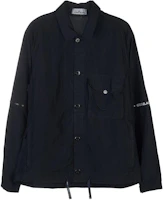 Stone Island Single-Breasted Navy Blue Shirt-Style Jacket 7615429E1-V0020 Stone Island Single-Breasted Navy Blue Shirt-Style Jacket 7615429E1-V0020