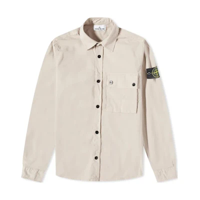 Stone Island Single Pocket Lightweight Jacket Gray ( Long Sleeve) 781511610-V0092
