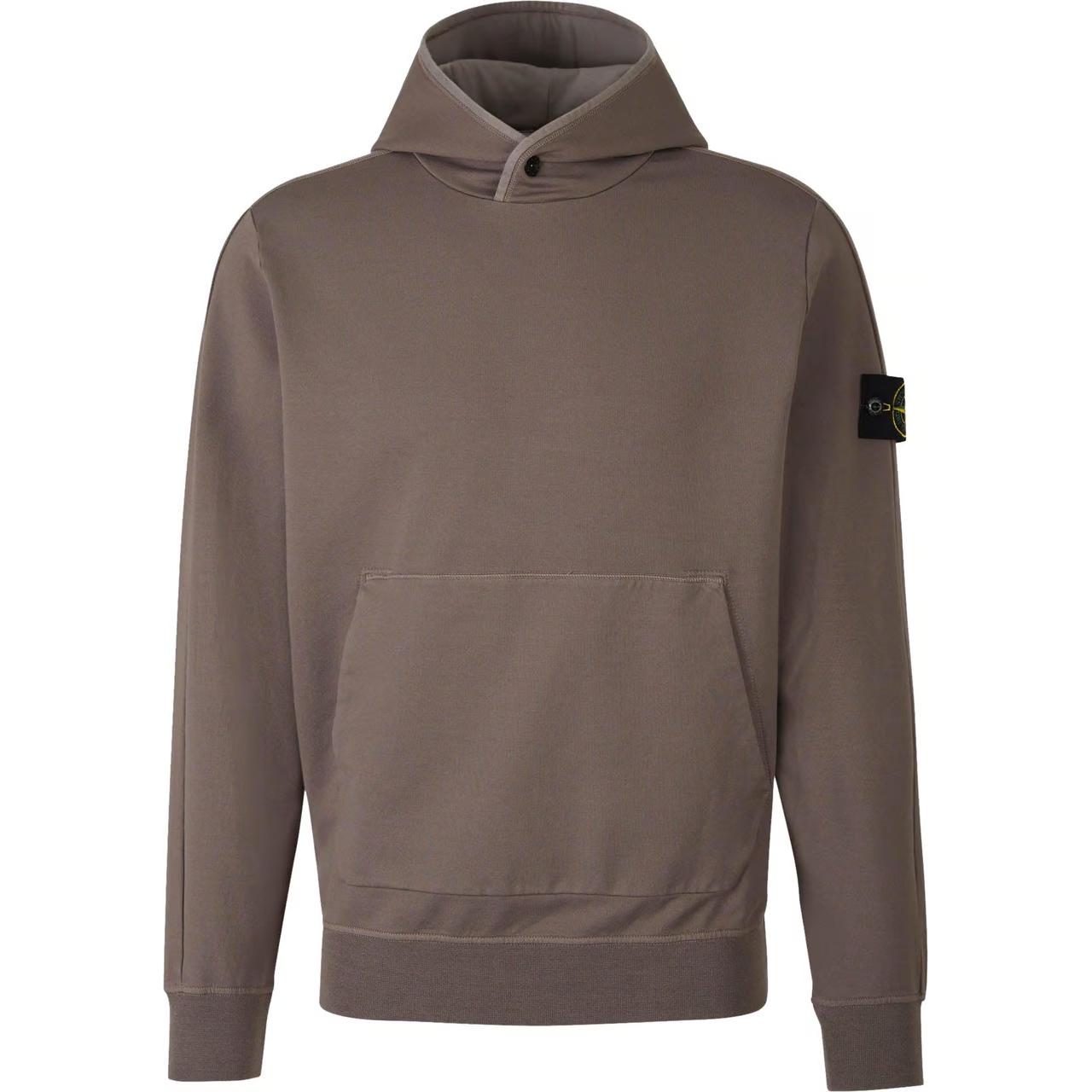 Stone Island Slim Fit Hoodie Long Sleeve Light Brown 801565052-V0092