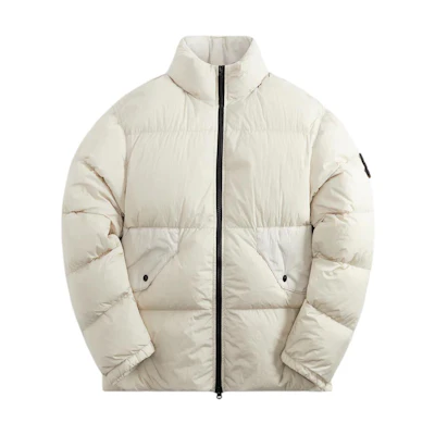 Stone Island Slim Fit Zip-Up Jacket Off-White 791540623-V0097