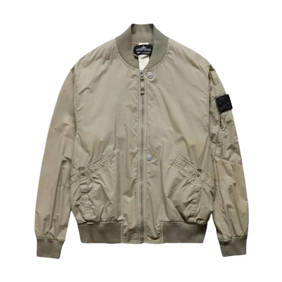 Stone Island Solid Color Baseball Collar Long Sleeve Jacket 761940712-V0095