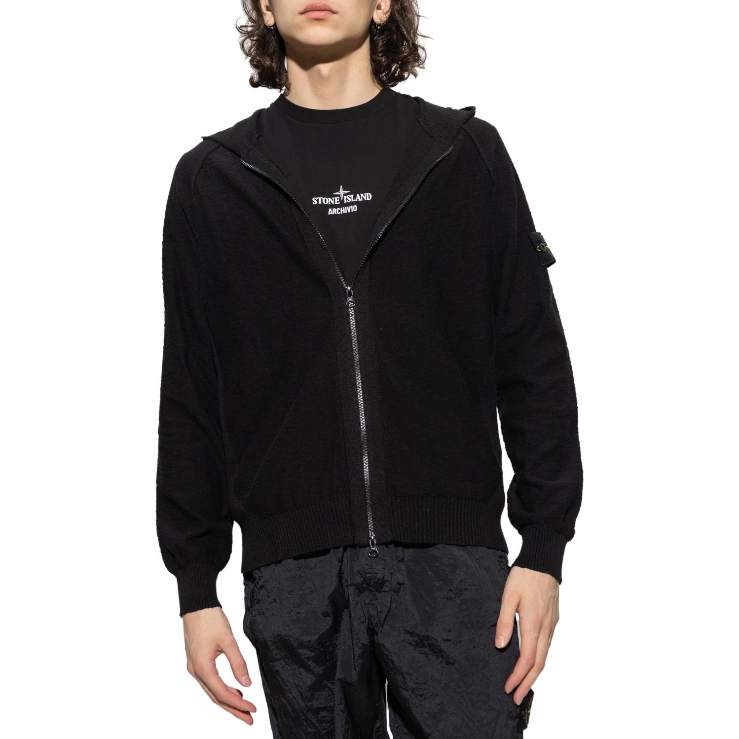 Lookbook ストーンアイランド メンズ 長袖カジュアルジャケット ソリッドカラー - ブラック 7815503B00-V0029