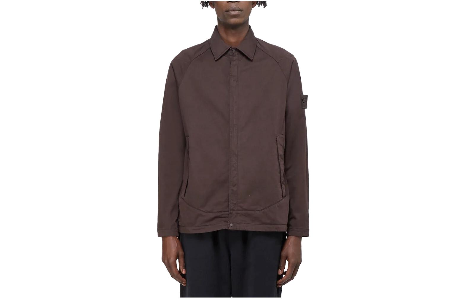 Order STONE ISLAND 男士純色翻領襯衫 7315116F4-V0070