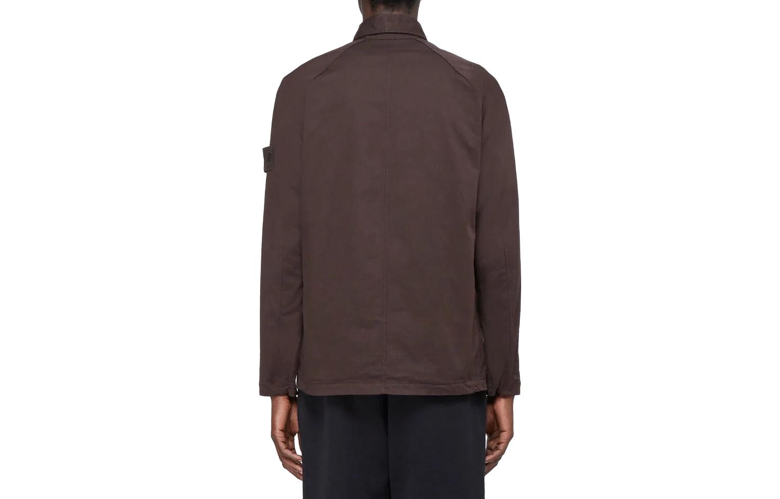 Lookbook STONE ISLAND 男士純色翻領襯衫 7315116F4-V0070