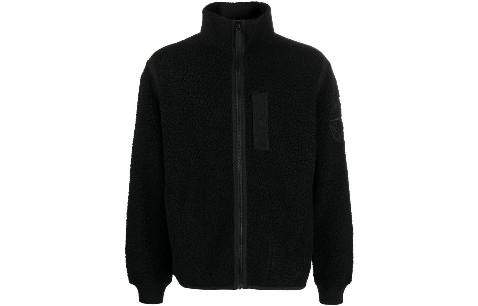 STONE ISLAND Solid Color Embroidered Stand Collar Jacket 771561441-V0029 圖 2