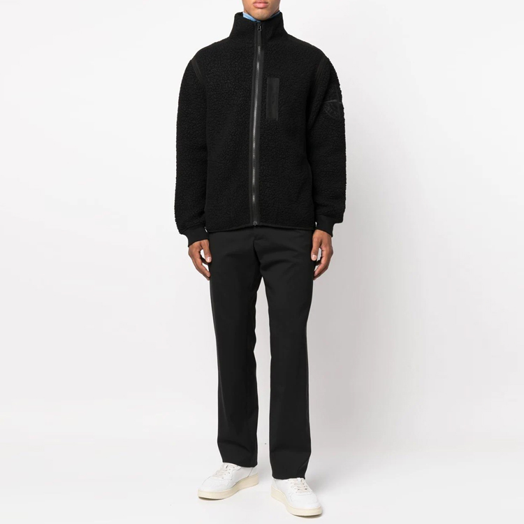 STONE ISLAND Solid Color Embroidered Stand Collar Jacket 771561441-V0029 圖 3