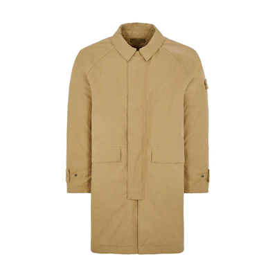 Stone Island Solid Color Hidden Zipper Collared Jacket Unisex 7915710F1-V0090