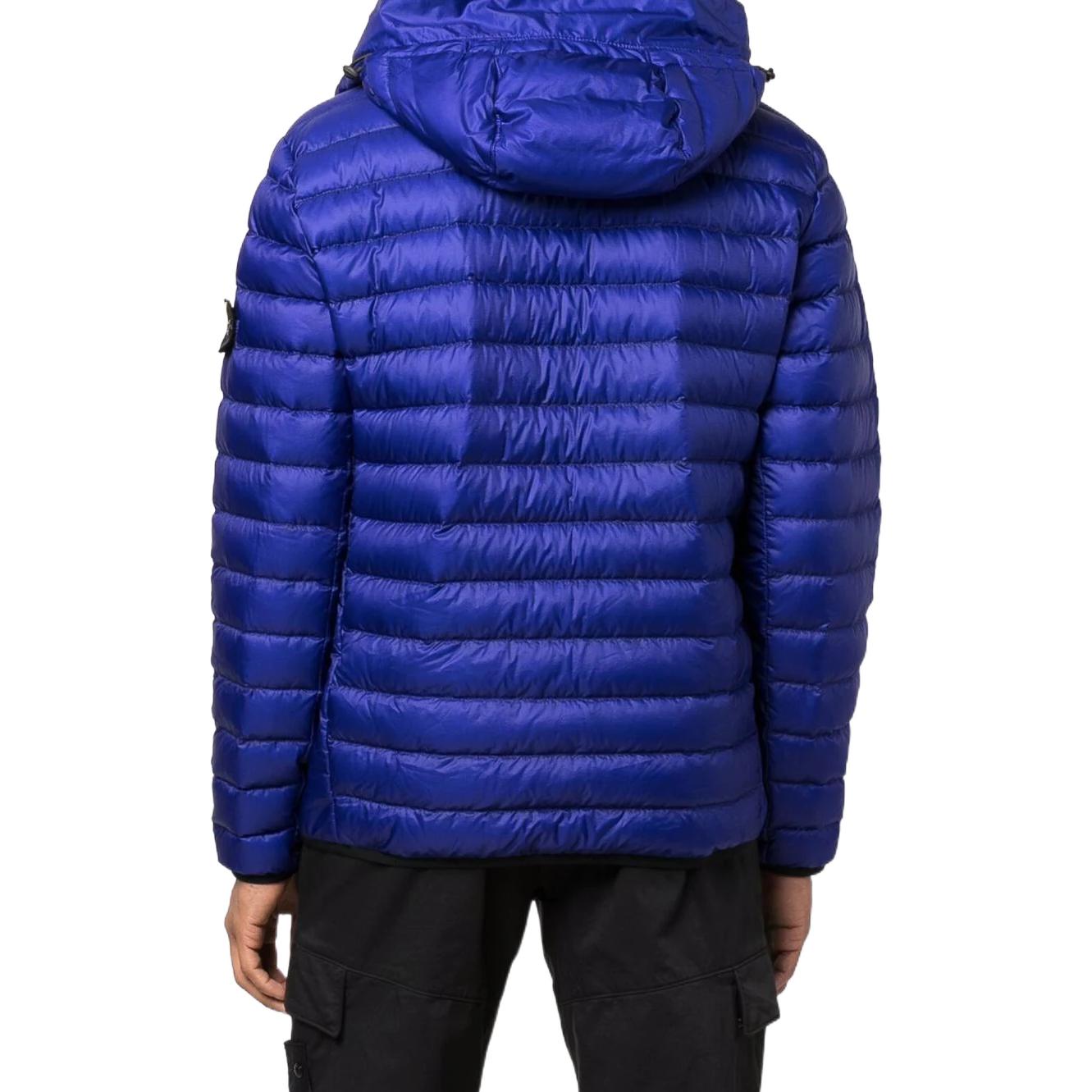 STONE ISLAND Solid Color Hooded Padded Jacket Men’s Blue 761540324-V0022 圖 4