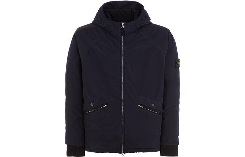 Stone Island Solid Color Hoodie Jacket Black 791541631-V0029