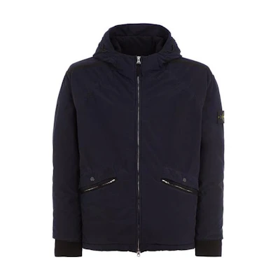 Stone Island Solid Color Hoodie Jacket Black 791541631-V0029