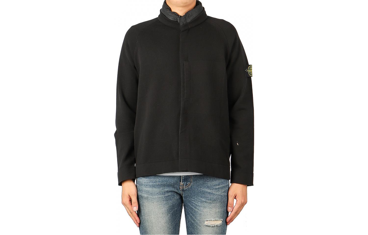 Stone Island Solid Color Hoodie Jacket for Men 7215511D2-V0029