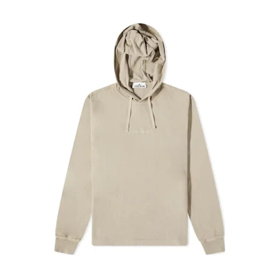Stone Island Solid Color Hoodie Pullover Dove Gray 781520644-V0092