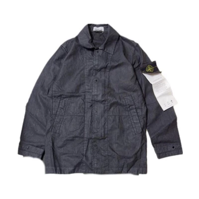 Stone Island Solid Color Jacket Men’s Black 701543933V0029