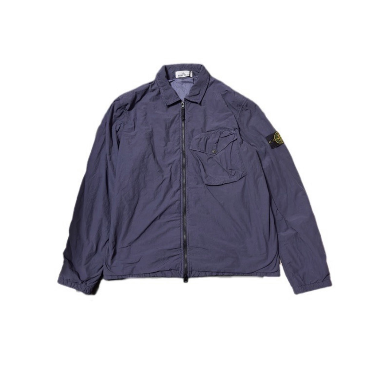 Stone Island Solid Color Jacket Navy Blue 751511803-V0026