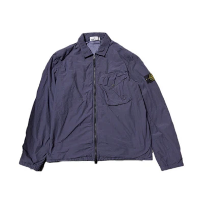 Stone Island Solid Color Jacket Navy Blue 751511803-V0026